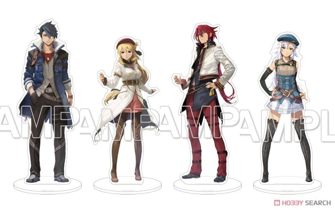 "The Legend of Heroes: Kuro no Kiseki" Acrylic Figure Variety Anime Goods KADOKAWA