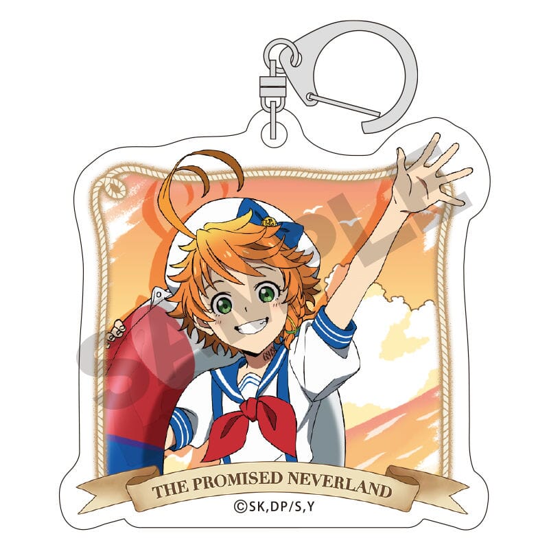 "The Promised Neverland" Acrylic Key Chain Variety Anime Goods Crux Emma Marine
