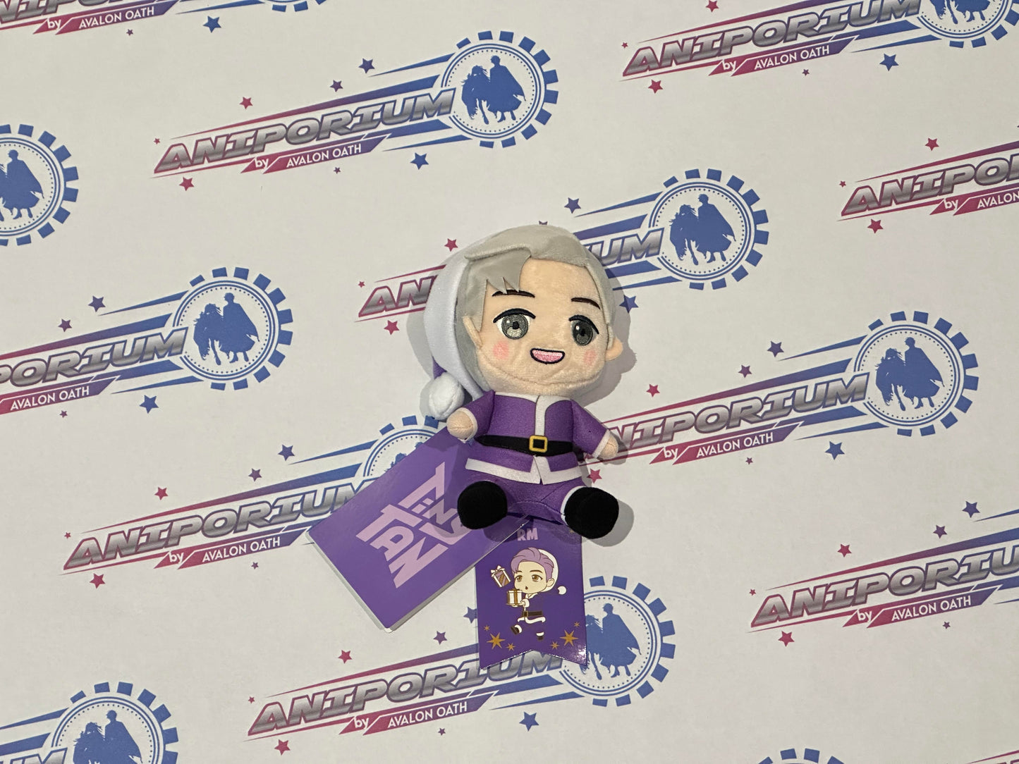 TinyTAN "Purple Holidays" MP Sit-Down Plush "Jimin & V & Jung Kook & Suga & RM & Jin & J Hope"
