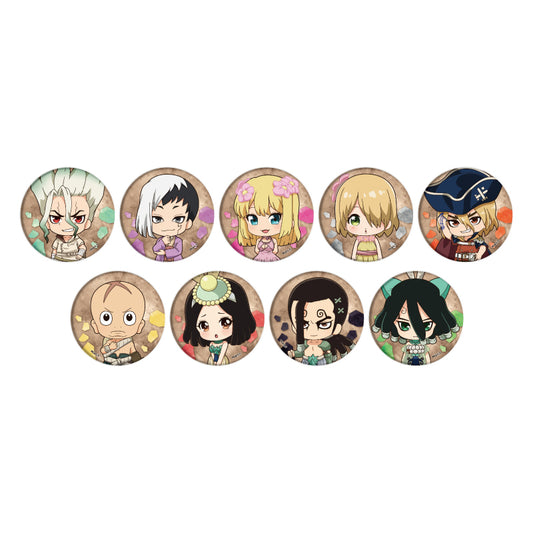Can Badge "Dr. Stone" 17 Mini Character Illustration