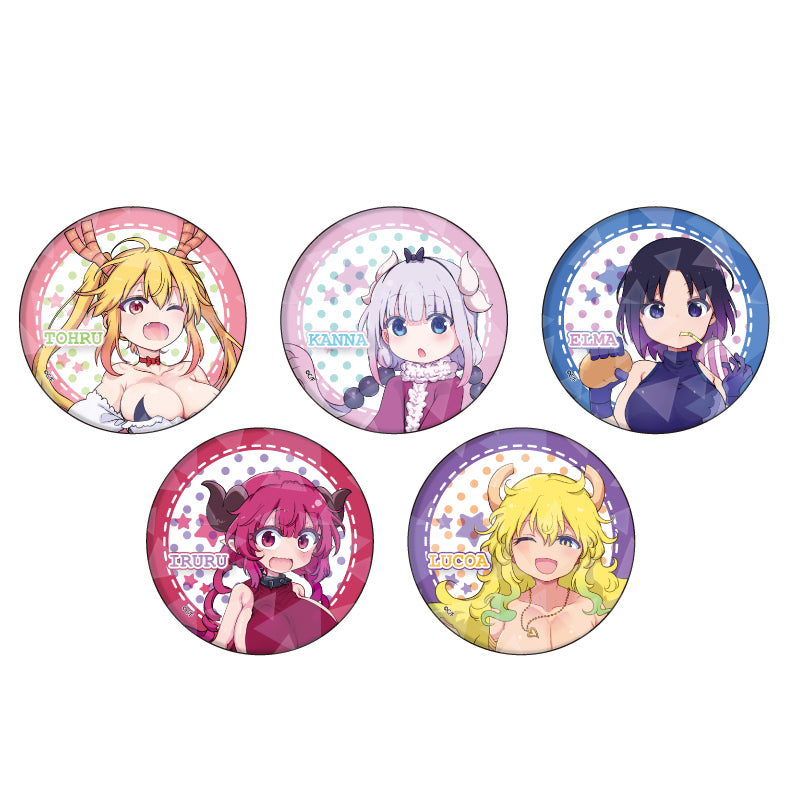 Hologram Can Badge (65mm) "Miss Kobayashi's Dragon Maid" 01 Original Illustration