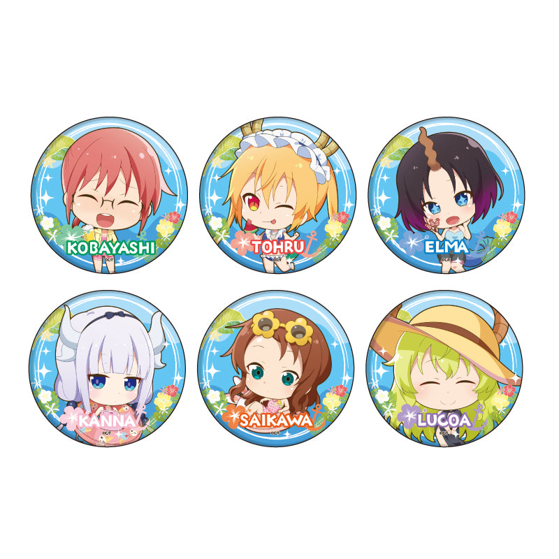 Can Badge "Miss Kobayashi's Dragon Maid" 04 Mini Character Illustration