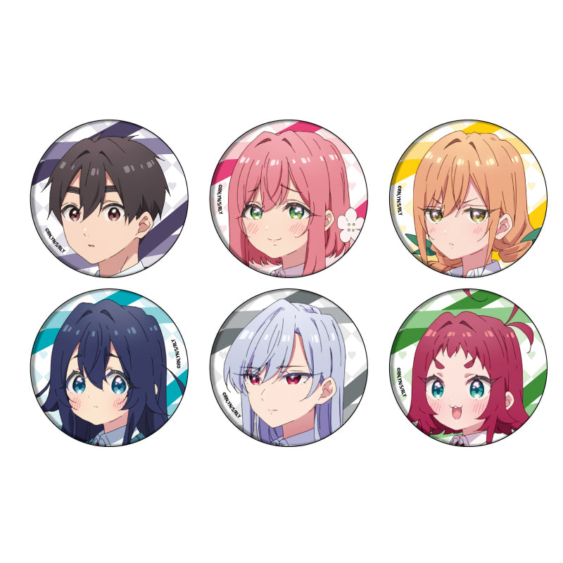 Can Badge "The 100 Girlfriends Who Really, Really, Really, Really, Really Love You" 01 Official Illustration