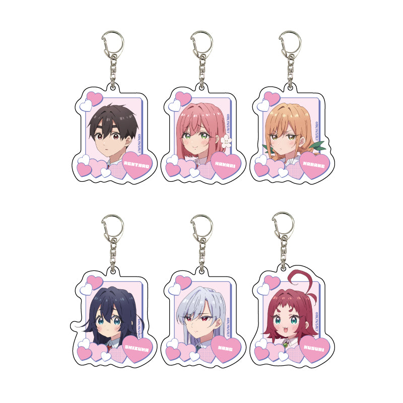 Acrylic Key Chain "The 100 Girlfriends Who Really, Really, Really, Really, Really Love You" 01 Official Illustration