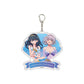 Deka Acrylic Key Chain "GRIDMAN UNIVERSE" Rikka & Shinjo Akane (Original Illustration)