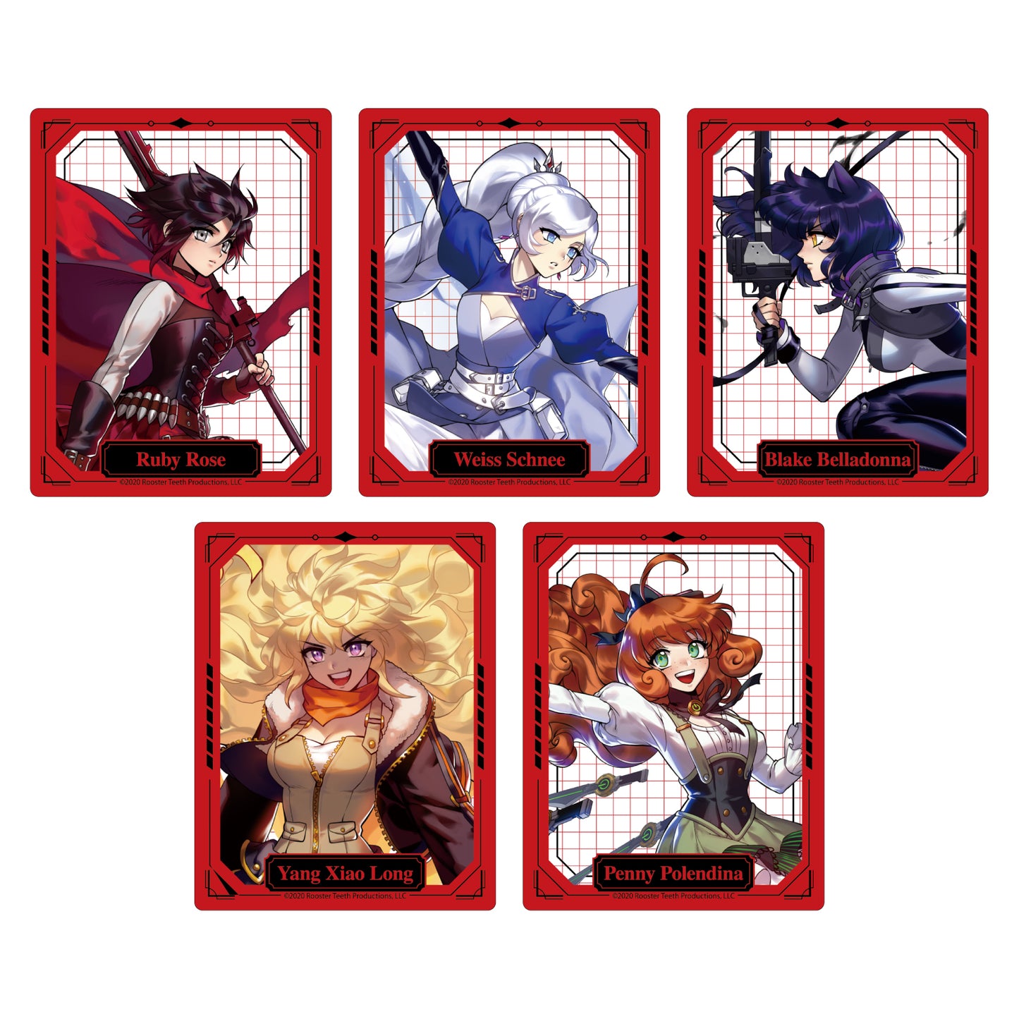 Acrylic Card "RWBY" 01 Official Illustration