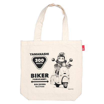 "Yurucamp" ROOTOTE BIKER Tote Bag Rin