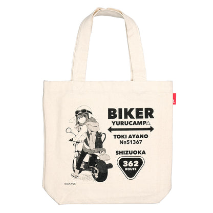"Yurucamp" ROOTOTE BIKER Tote Bag Rin