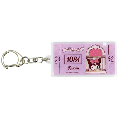 Sanrio Characters Ticket Style Key Chain