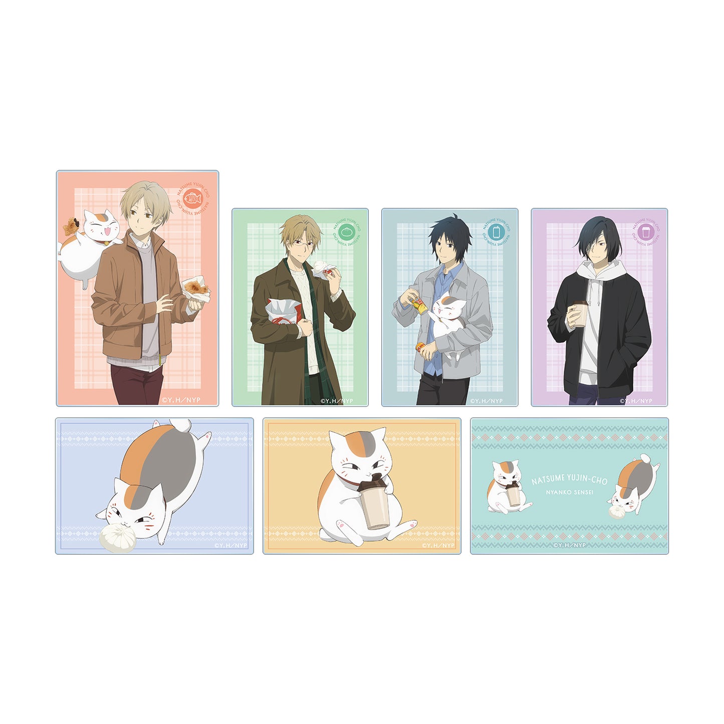 "Natsume Yujincho" Original Illustration Winter Outfit Ver. Trading Acrylic Card