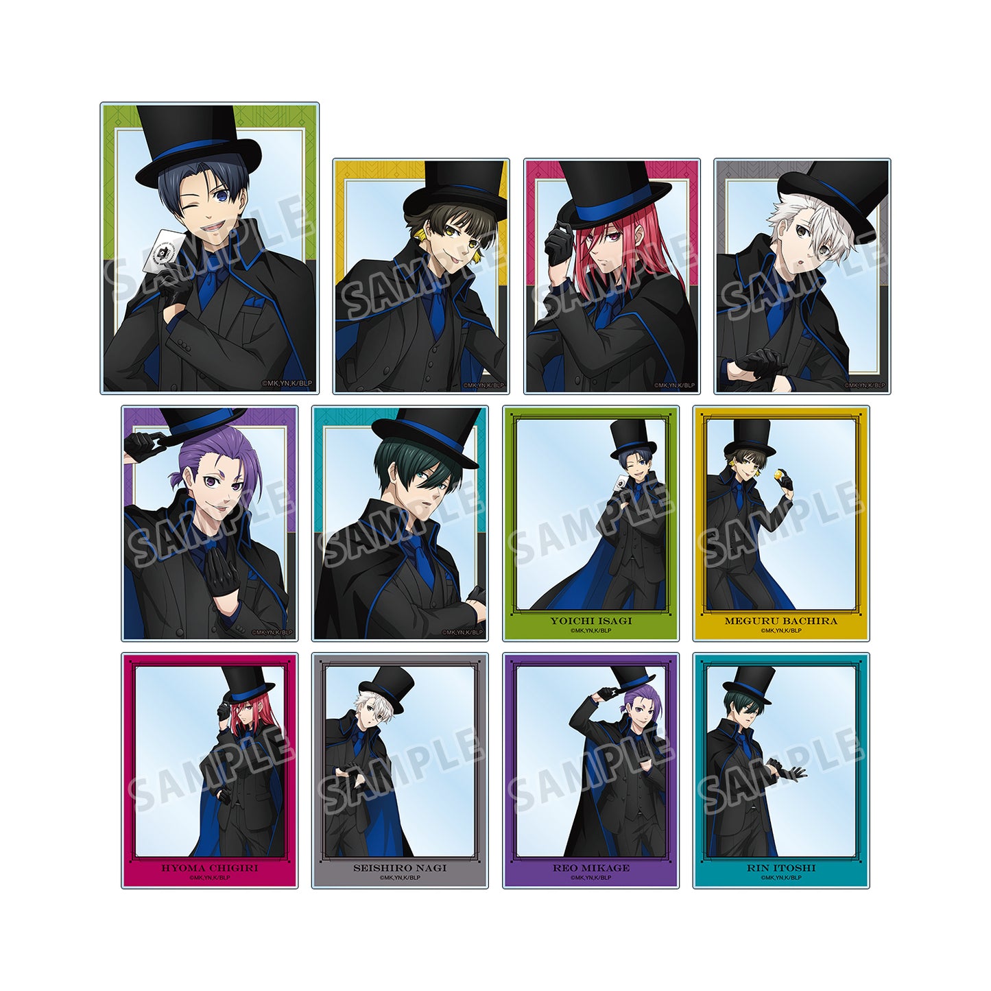 "Blue Lock" Original Illustration Phantom Thieves Ver. Trading Acrylic Card