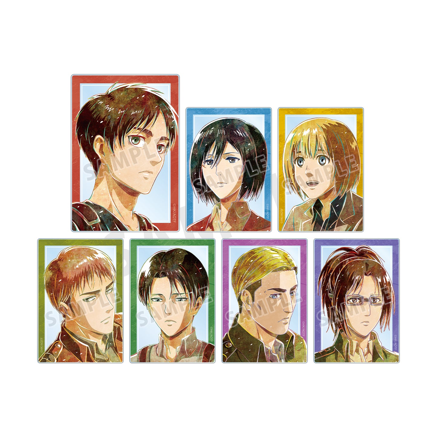 "Attack on Titan" Trading Ani-Art Vol. 2 Acrylic Card