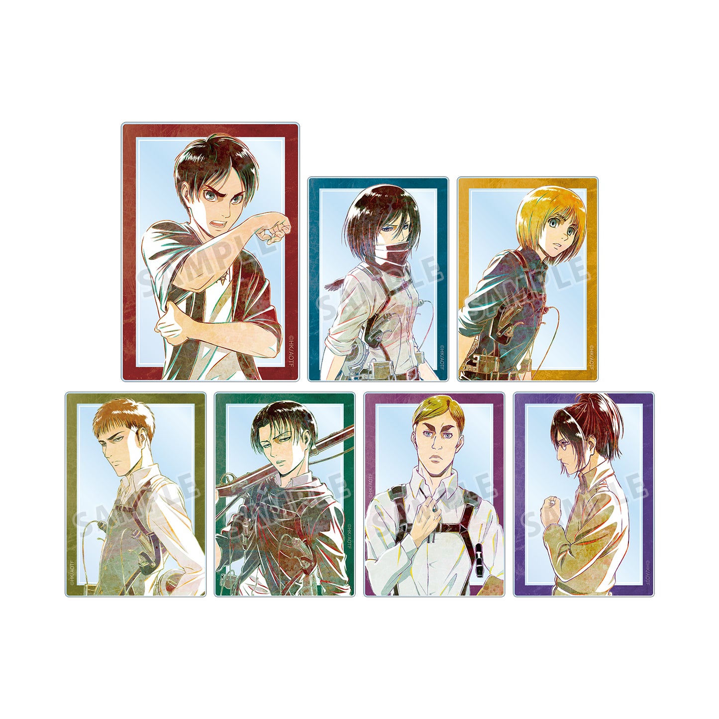 "Attack on Titan" Trading Ani-Art Vol. 1 Acrylic Card