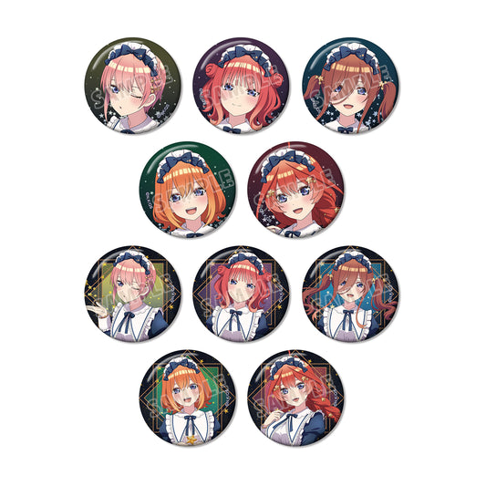 "The Quintessential Quintuplets Specials" Original Illustration Starry Sky Maid Ver. Trading Can Badge