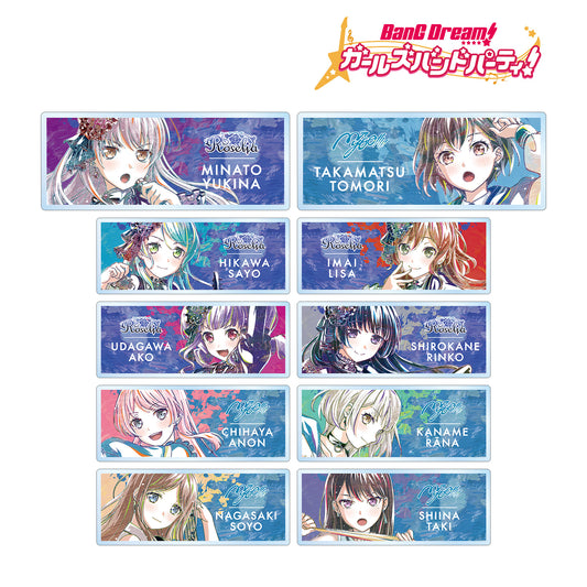 "BanG Dream! Girls Band Party!" Trading Ani-Art Vol. 5 Acrylic Name Plate Ver. D