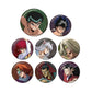 "YuYu Hakusho" Original Illustration Makai Arc Battle Ver. Trading Can Badge