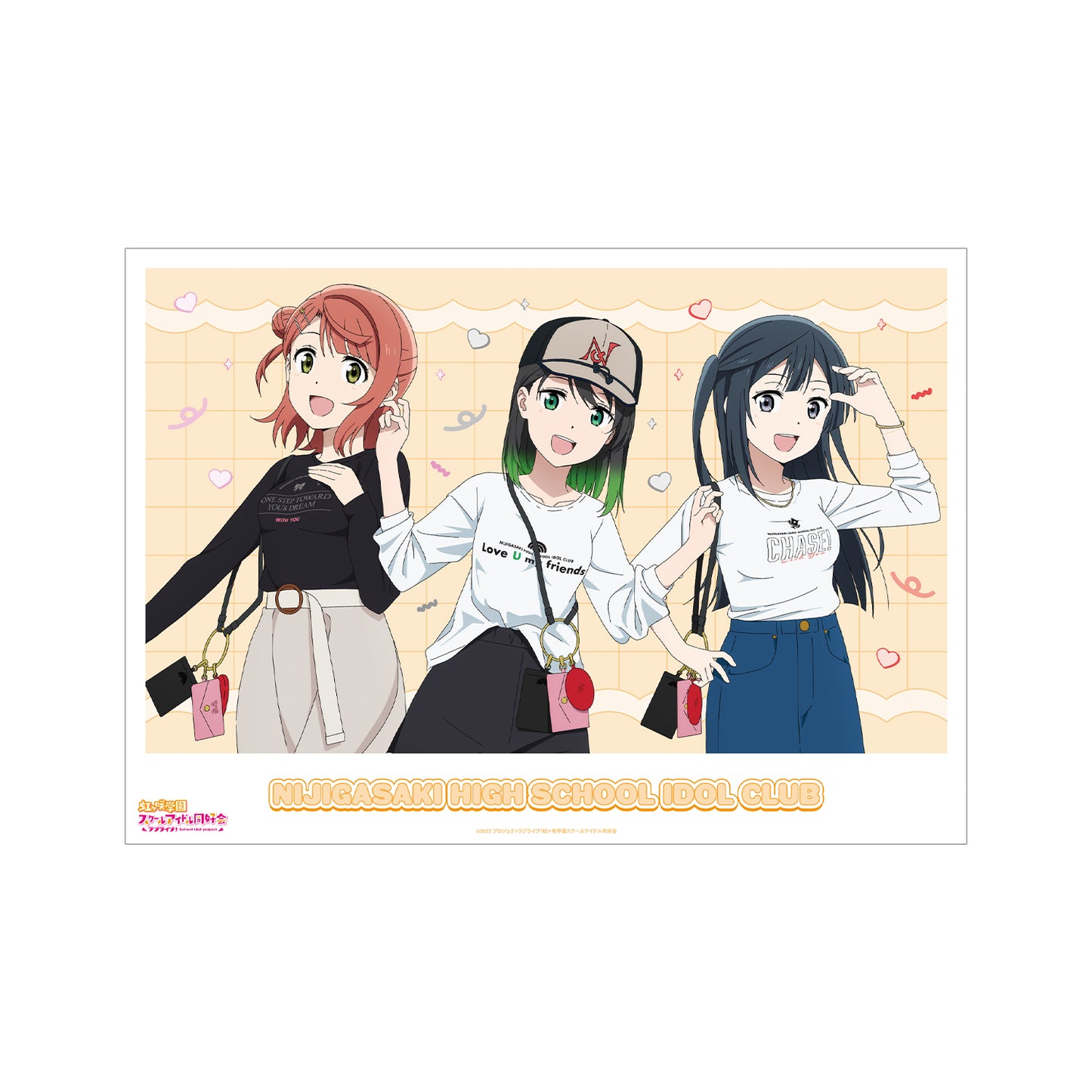 "Love Live! School Idol Club" Matching Coordinate Ver. A3 Matted Poster