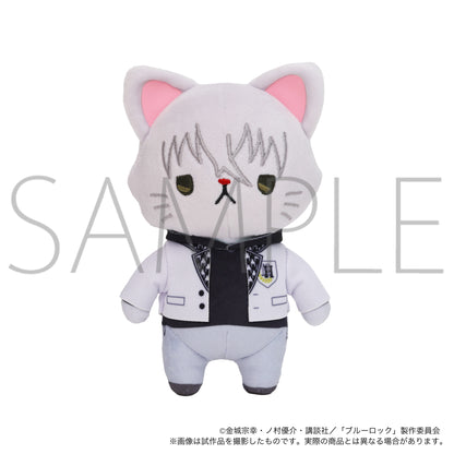 "Blue Lock -Episode Nagi- The Movie" withCAT Plush Key Chain with Eye Mask (School Uniform Ver.)