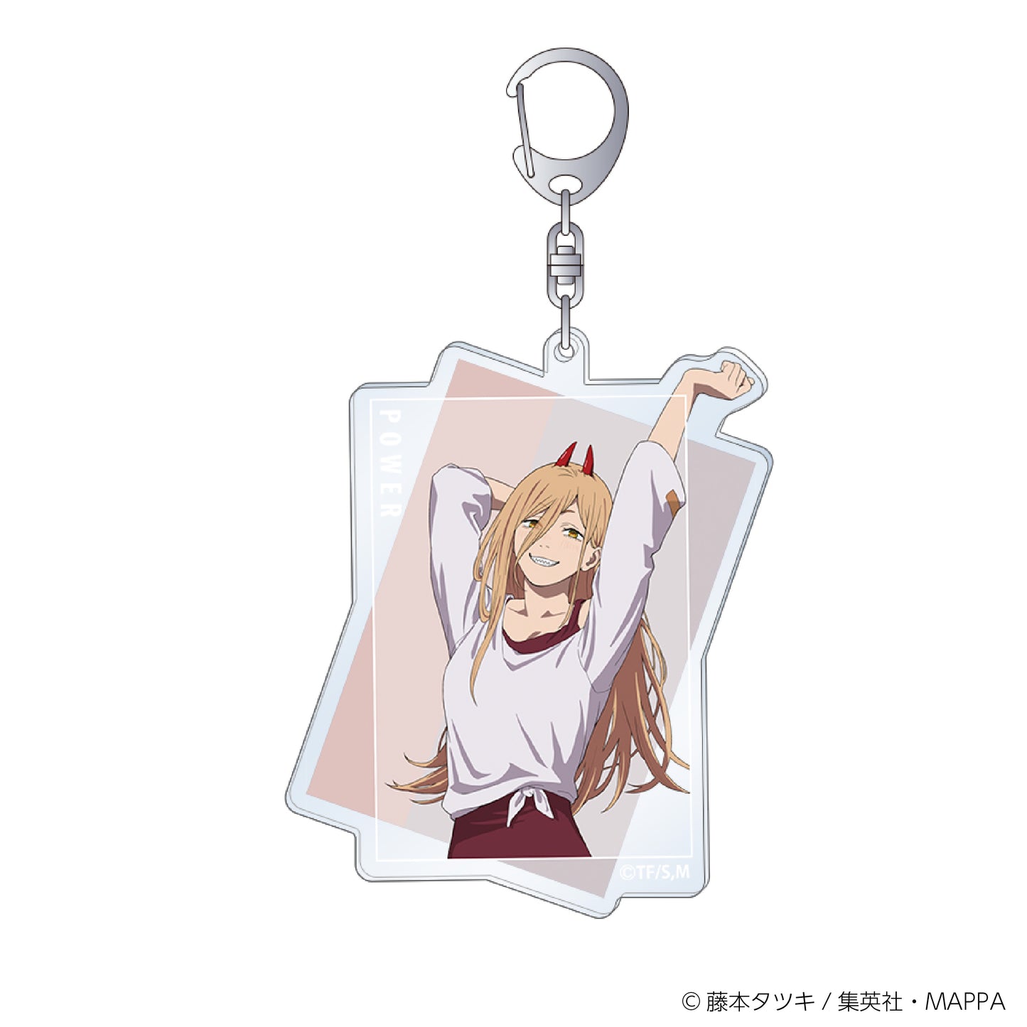 "Chainsaw Man" Acrylic Key Chain Casual Outfit Ver.