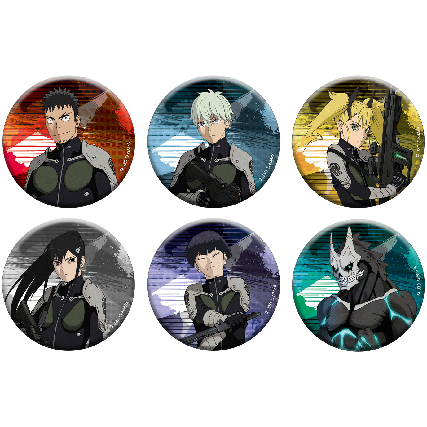 "Kaiju No. 8" Trading Can Badge Collection Vol. 2