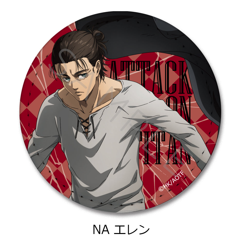 "Attack on Titan The Final Season" Vol. 10 Leather Badge (Round)