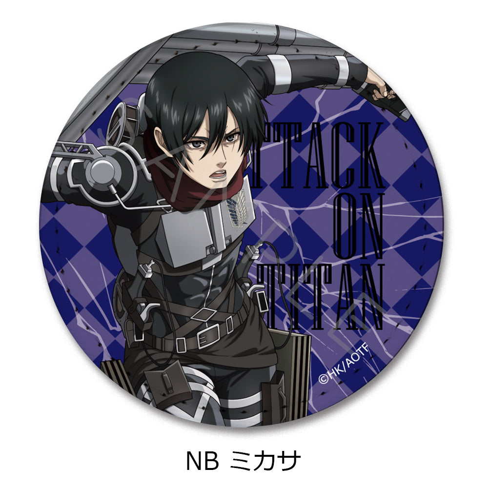 "Attack on Titan The Final Season" Vol. 10 Leather Badge (Round)