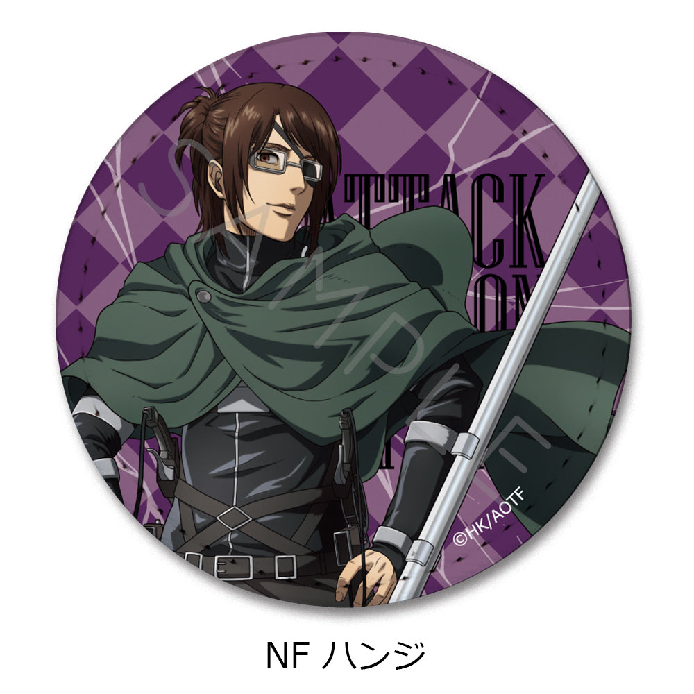 "Attack on Titan The Final Season" Vol. 10 Leather Badge (Round)