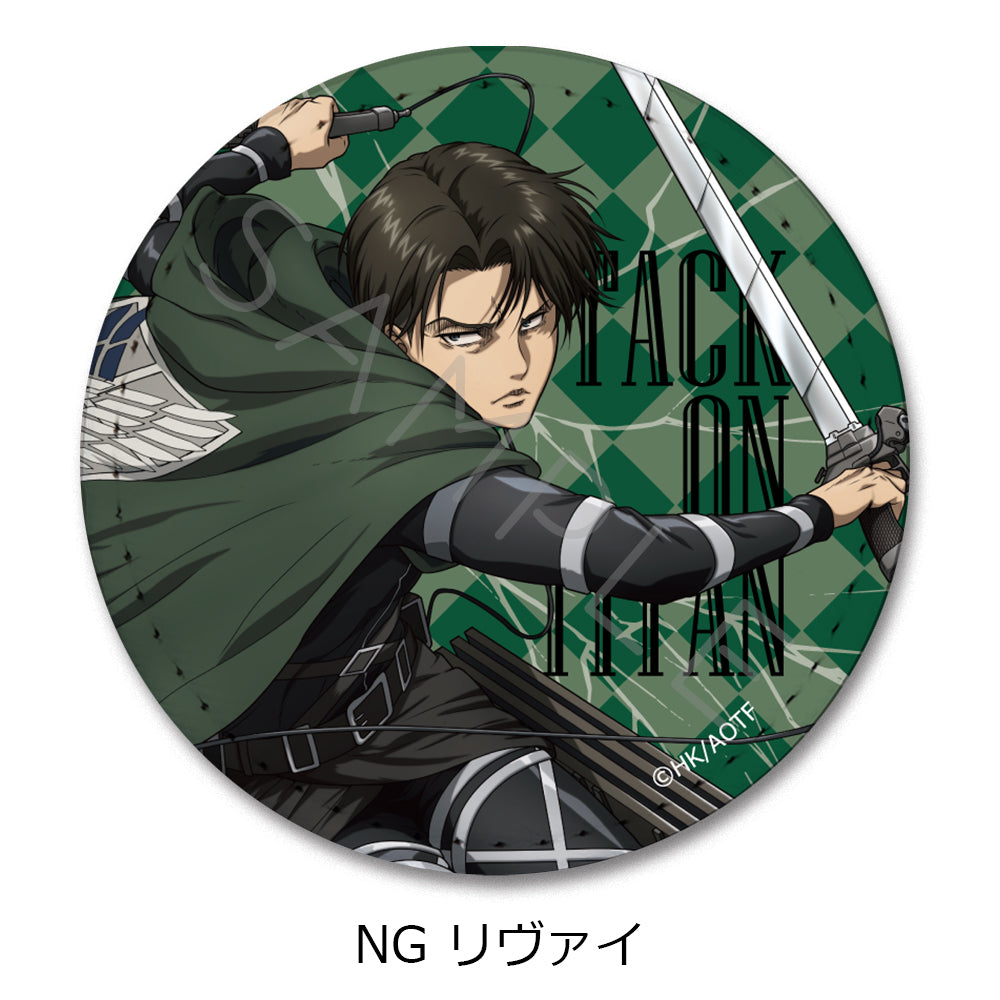 "Attack on Titan The Final Season" Vol. 10 Leather Badge (Round)