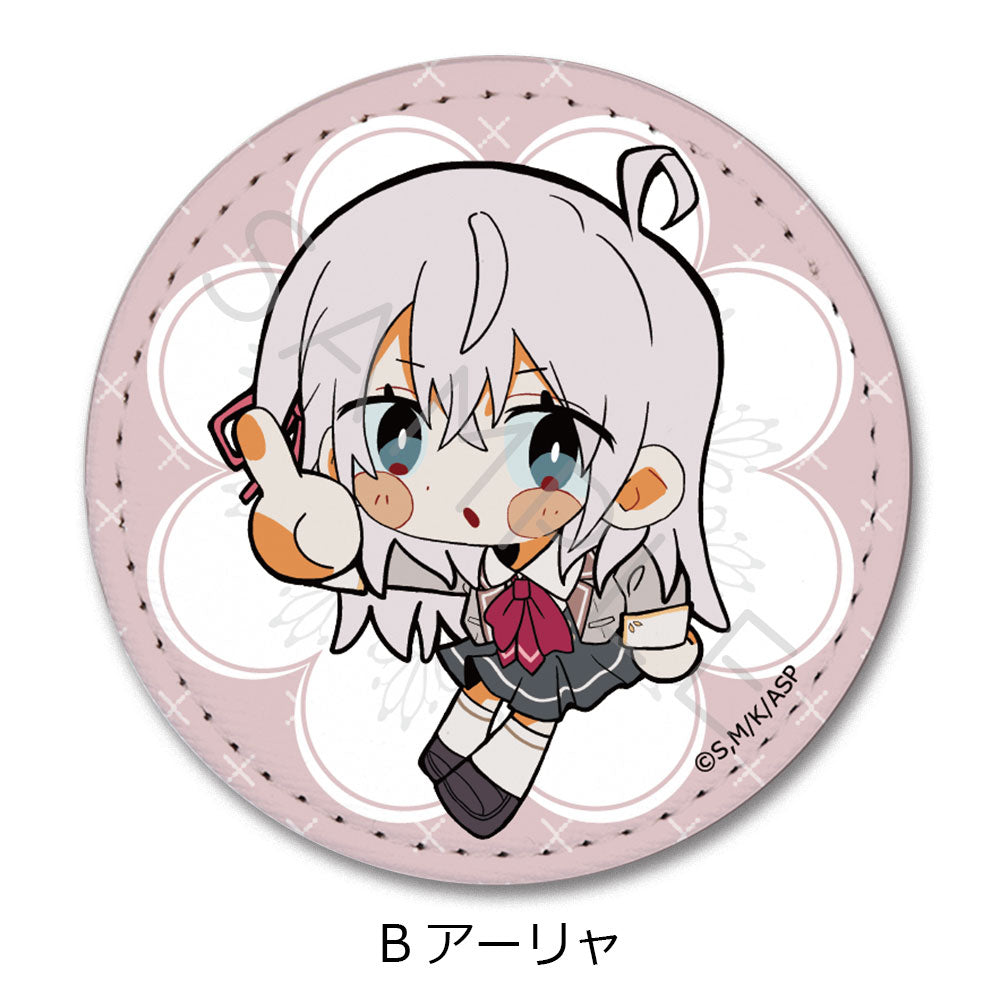 "Alya Sometimes Hides Her Feelings in Russian" Leather Badge (New!)
