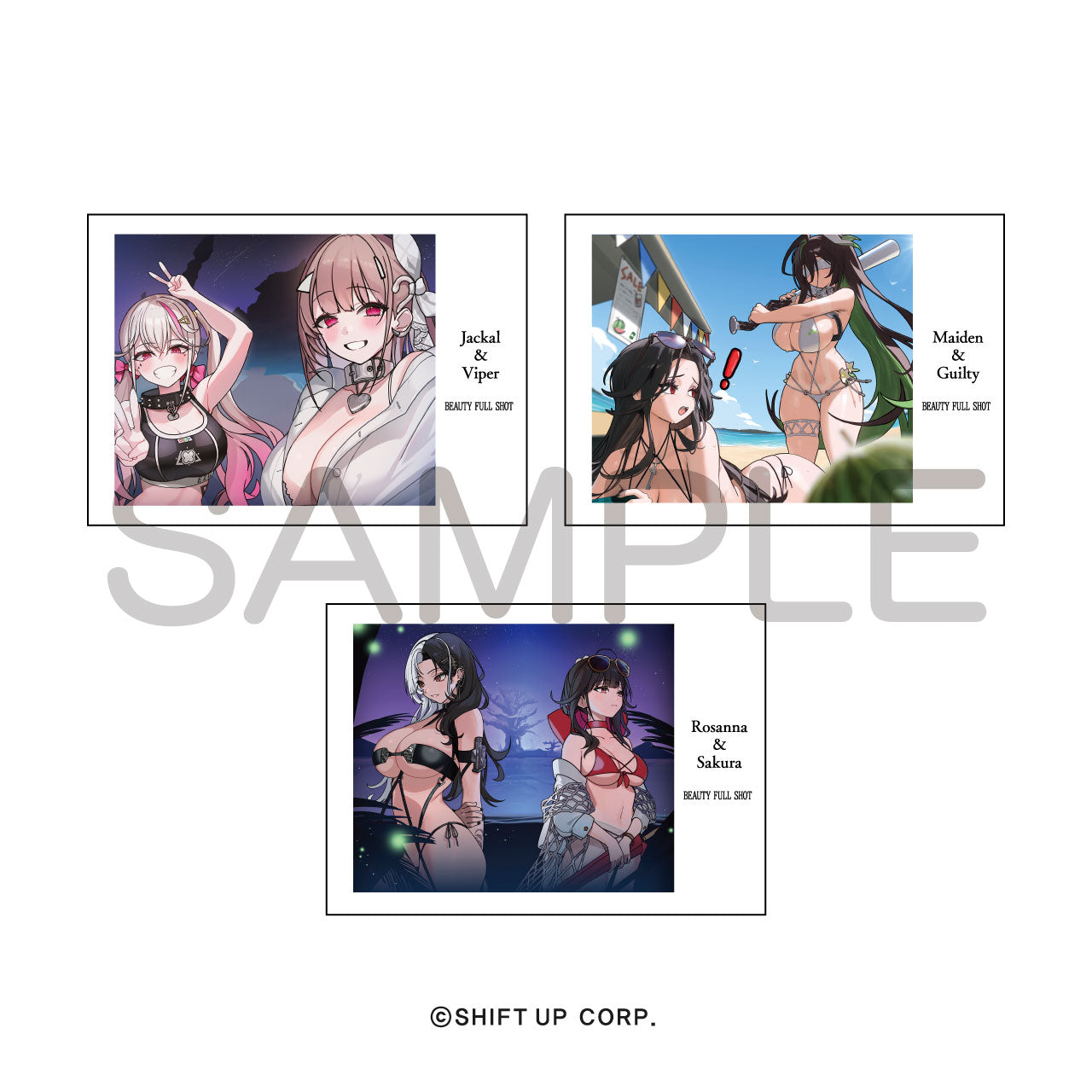 "Goddess of Victory: Nikke" Trading Photo Card BEAUTY FULL SHOT(New!)