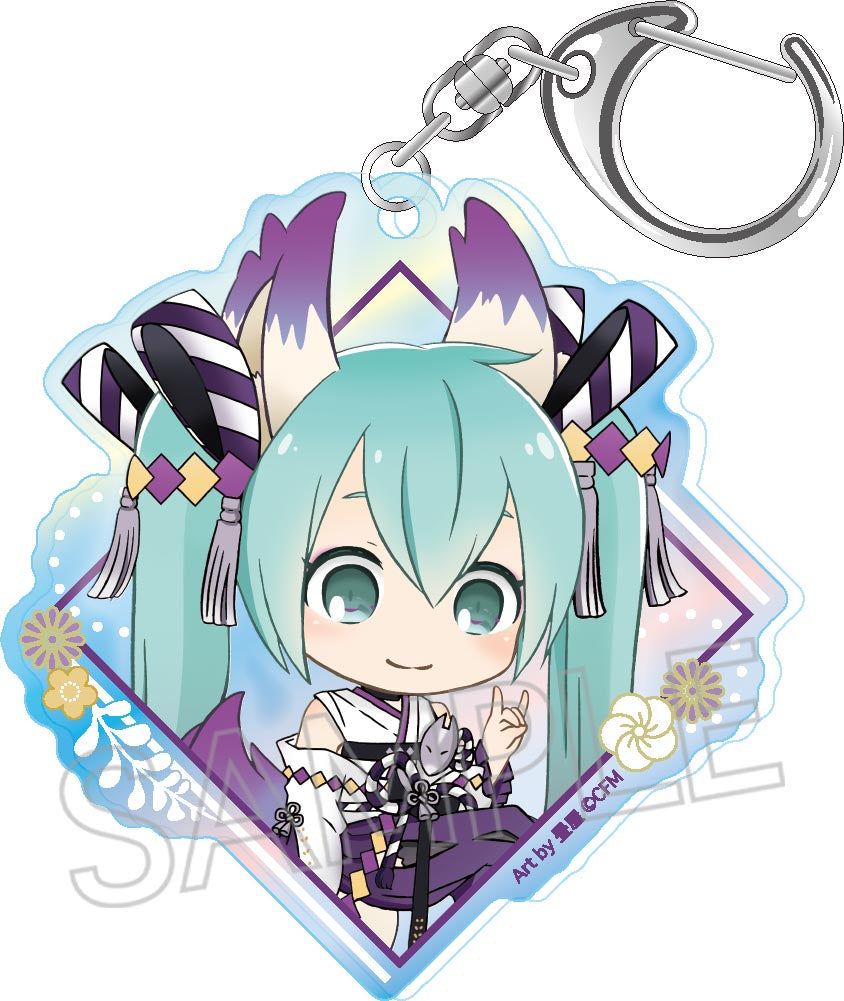 Hatsune Miku Hyakki Yakou Aurora Acrylic Key Chain