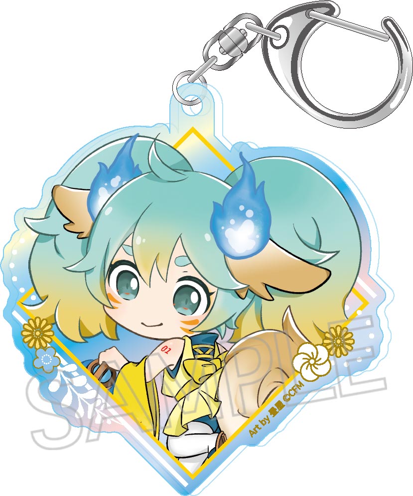 Hatsune Miku Hyakki Yakou Aurora Acrylic Key Chain