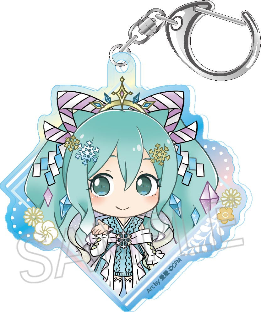 Hatsune Miku Hyakki Yakou Aurora Acrylic Key Chain