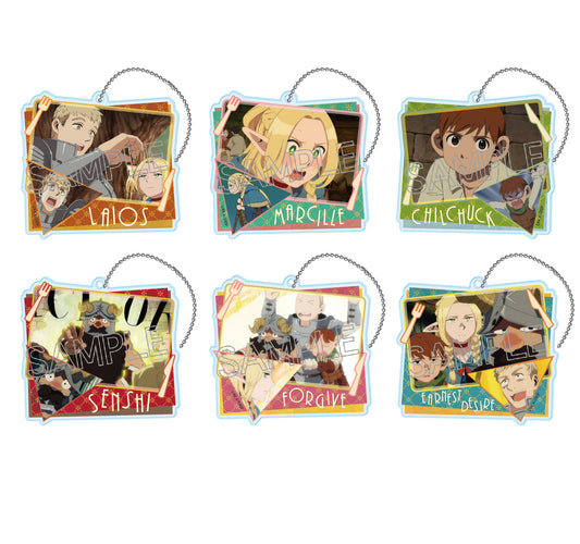 "Delicious in Dungeon" Collage Acrylic Key Chain