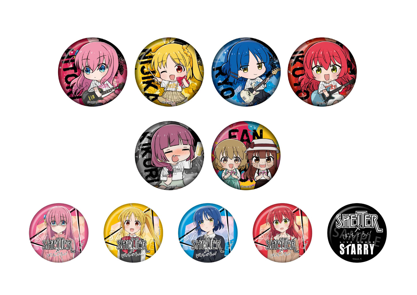 SHELTER x "Bocchi the Rock!" Can Badge A