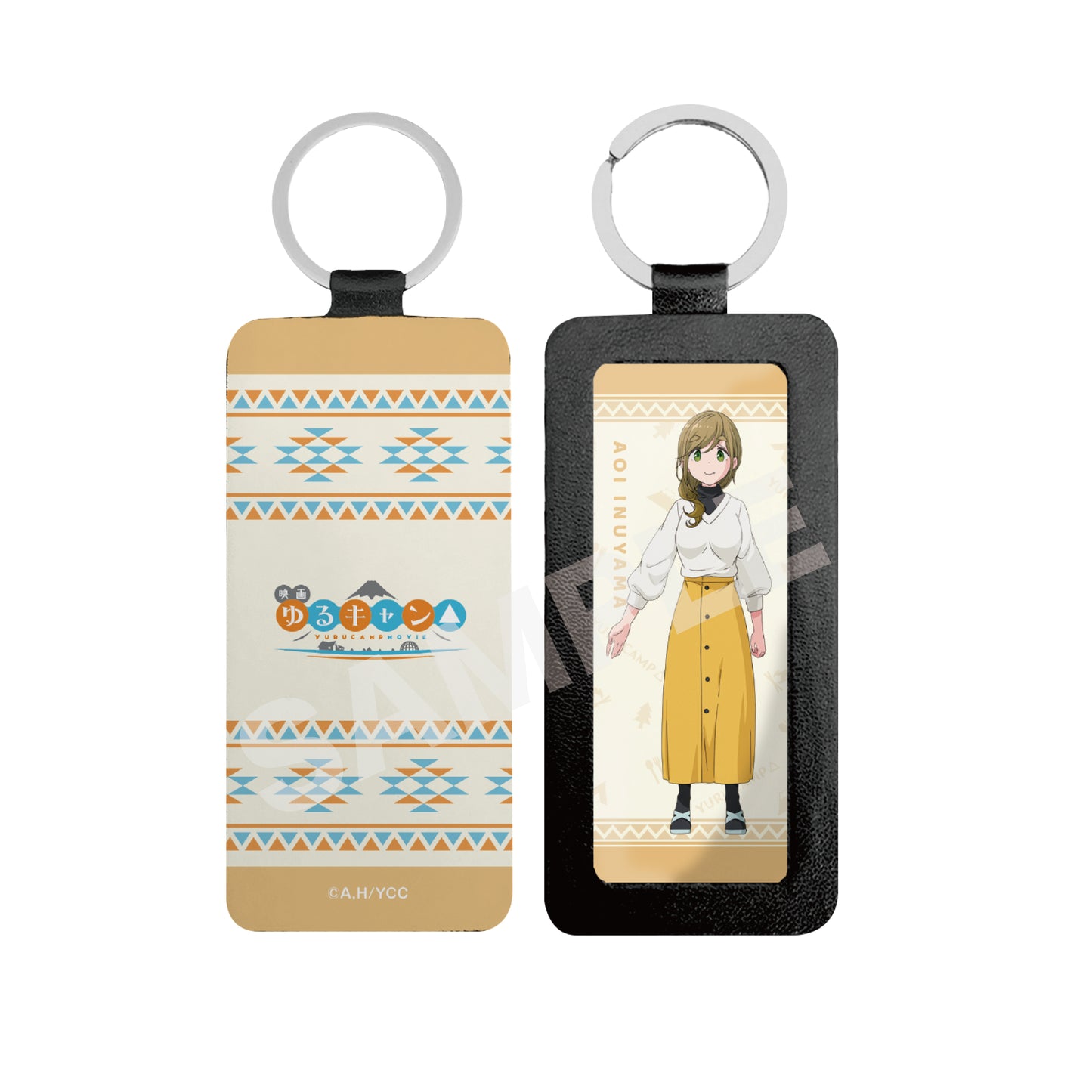 "Yurucamp Movie" Leather Key Chain