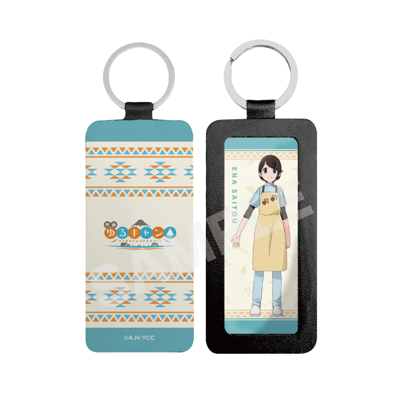 "Yurucamp Movie" Leather Key Chain