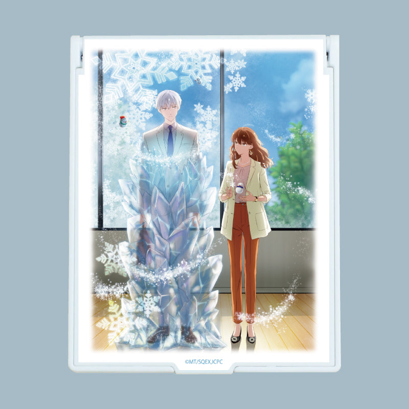 Deka Chara Mirror "The Ice Guy and His Cool Female Colleague" 02 Key Visual (Official Illustration)