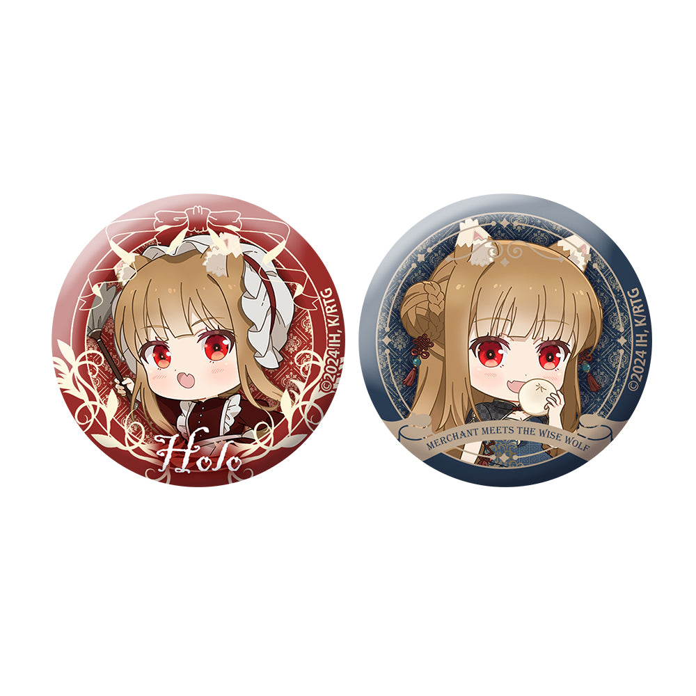 "Spice and Wolf: merchant meets the wise wolf" Can Badge Set