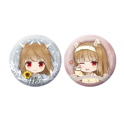 "Spice and Wolf: merchant meets the wise wolf" Can Badge Set