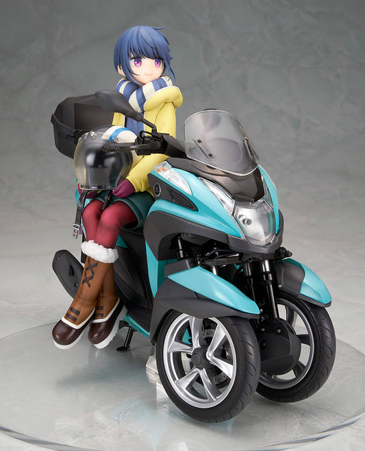 "Yurucamp" Shima Rin with 3-wheel Scooter