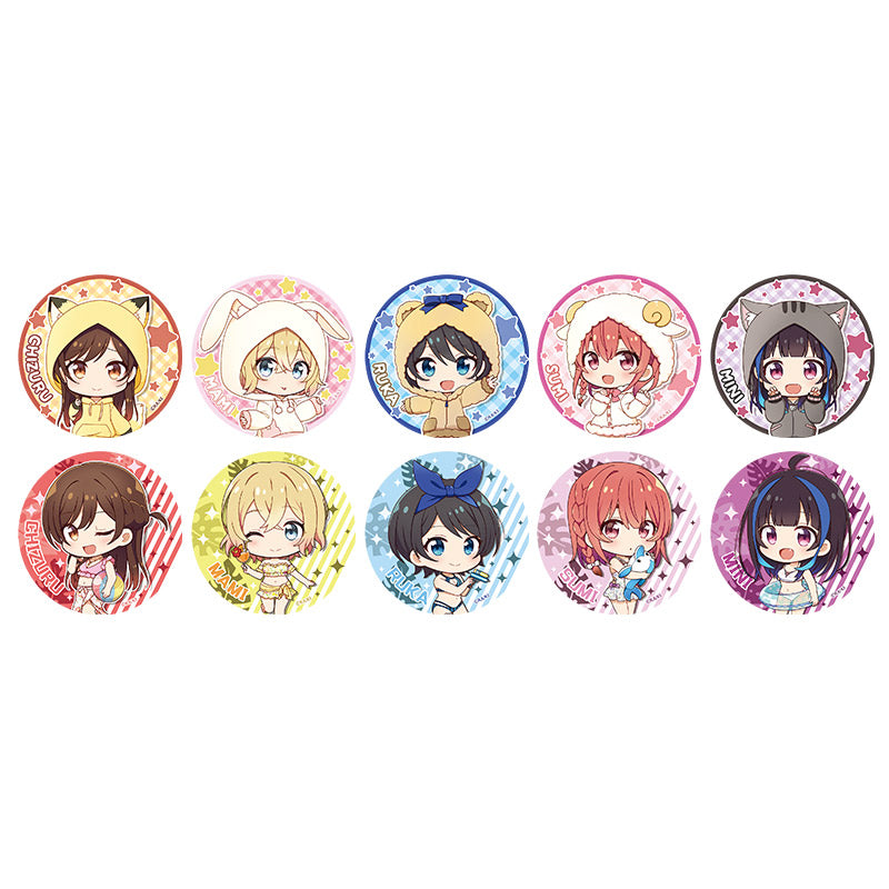 "Rent-A-Girlfriend" Puchichoko Trading Can Badge Vol. 2