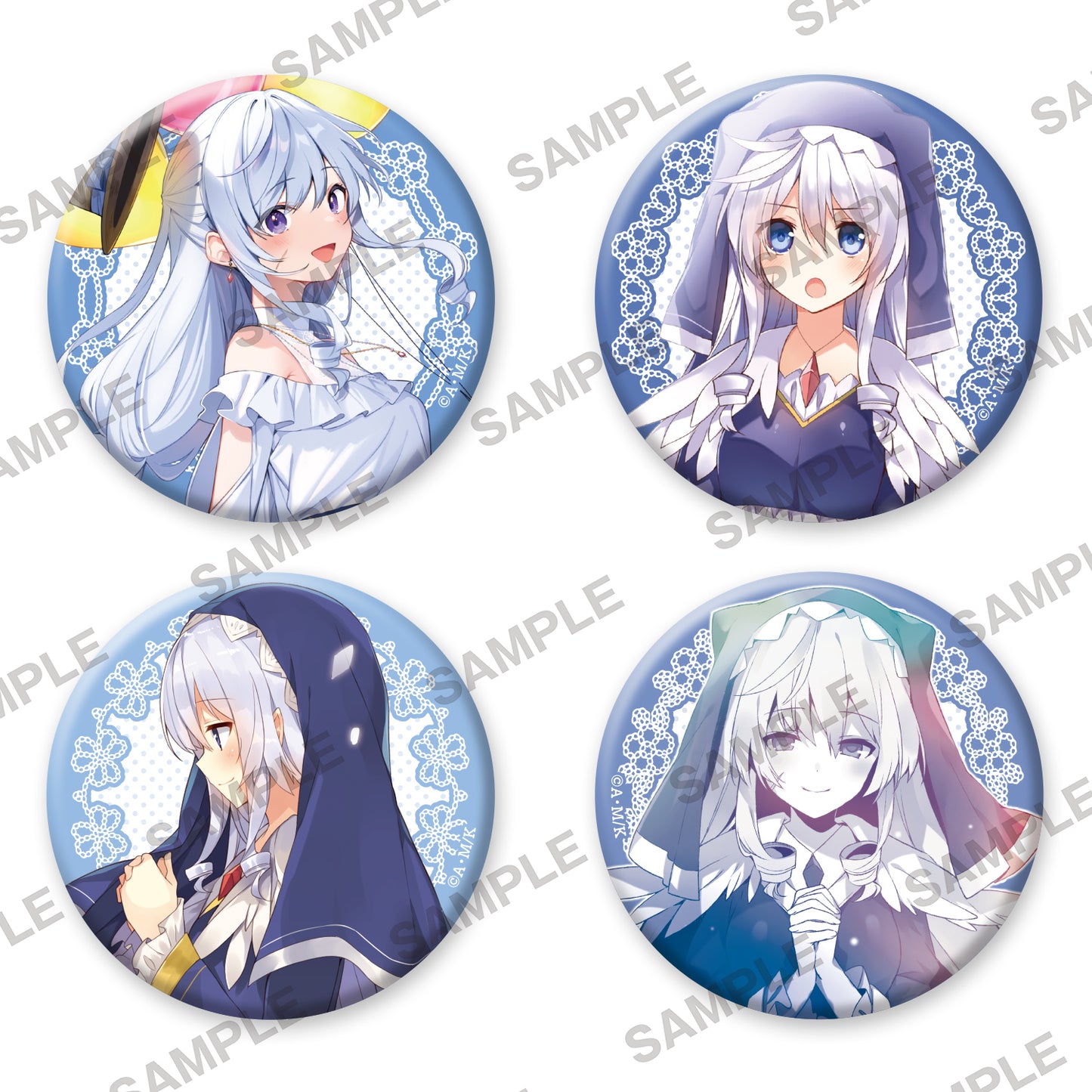 "Kono Subarashii Sekai ni Shukufuku wo!" Birthday Celebration 2023 Can Badge 4 Set Eris