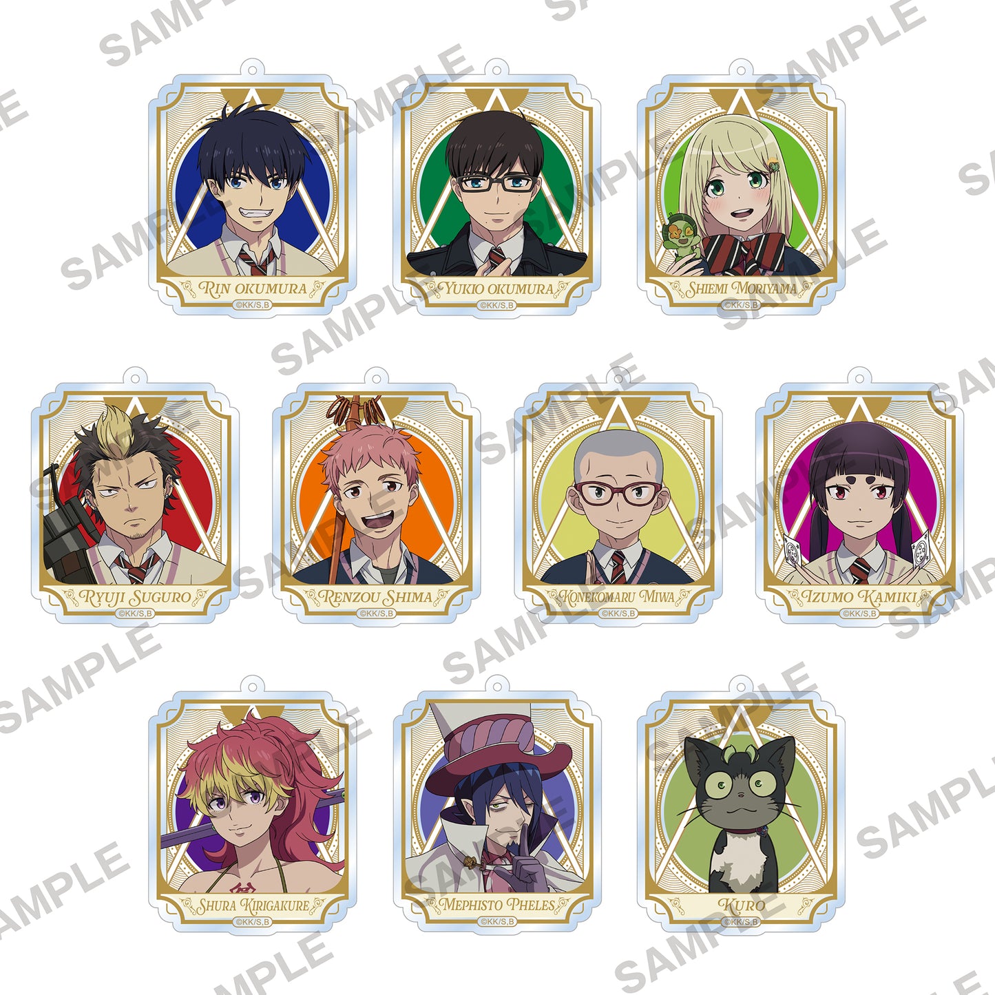 "Blue Exorcist -Shimane Illuminati Saga-" Acrylic Strap