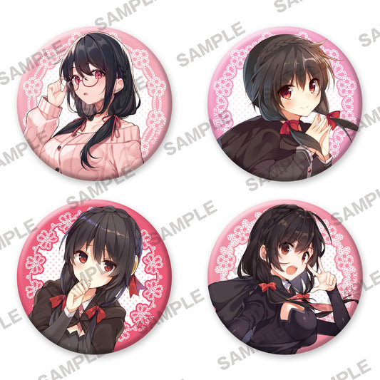 "Kono Subarashii Sekai ni Shukufuku wo!" Birthday Celebration 2023 Can Badge 4 Set Yunyun