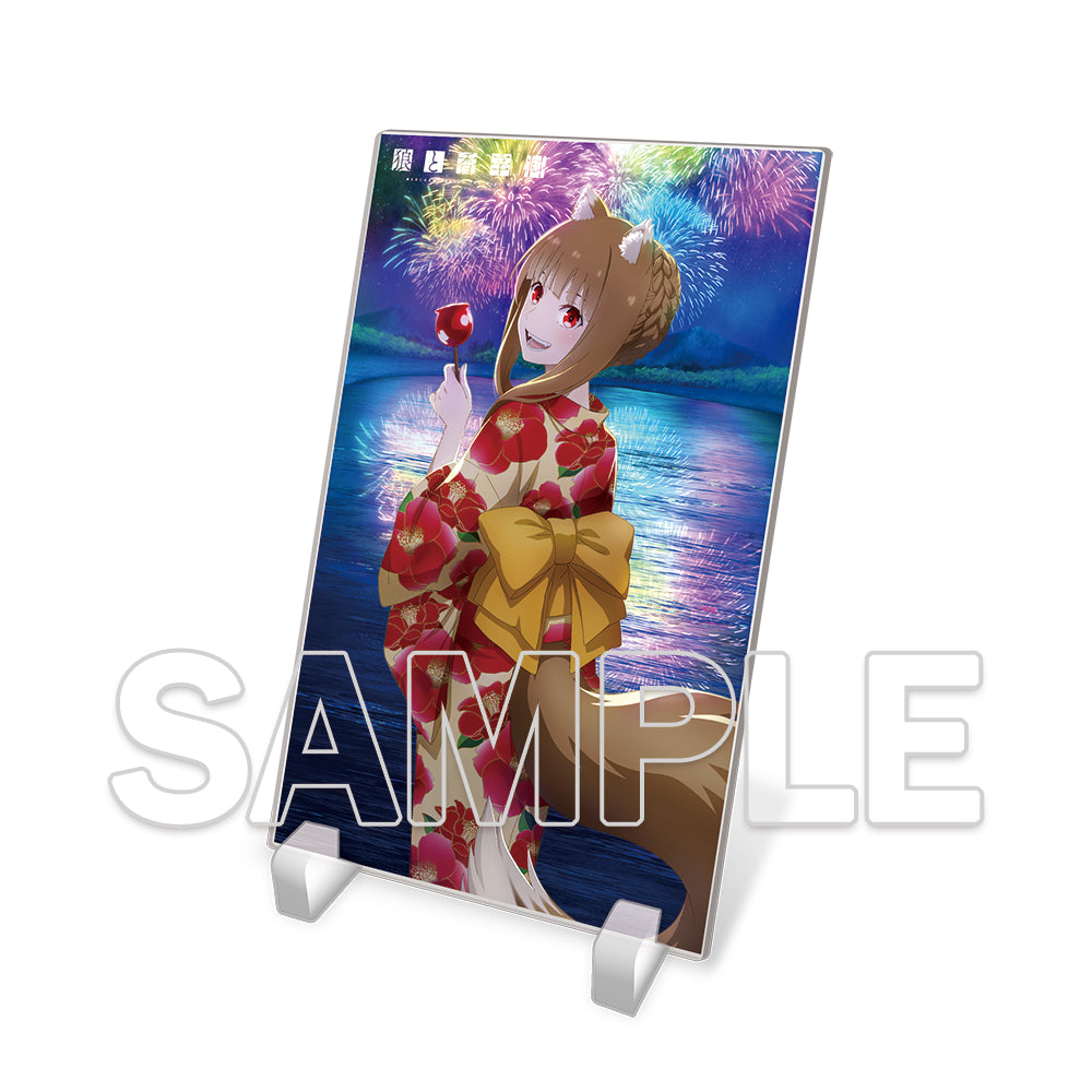 "Spice and Wolf: merchant meets the wise wolf" Visual Acrylic Plate Holo