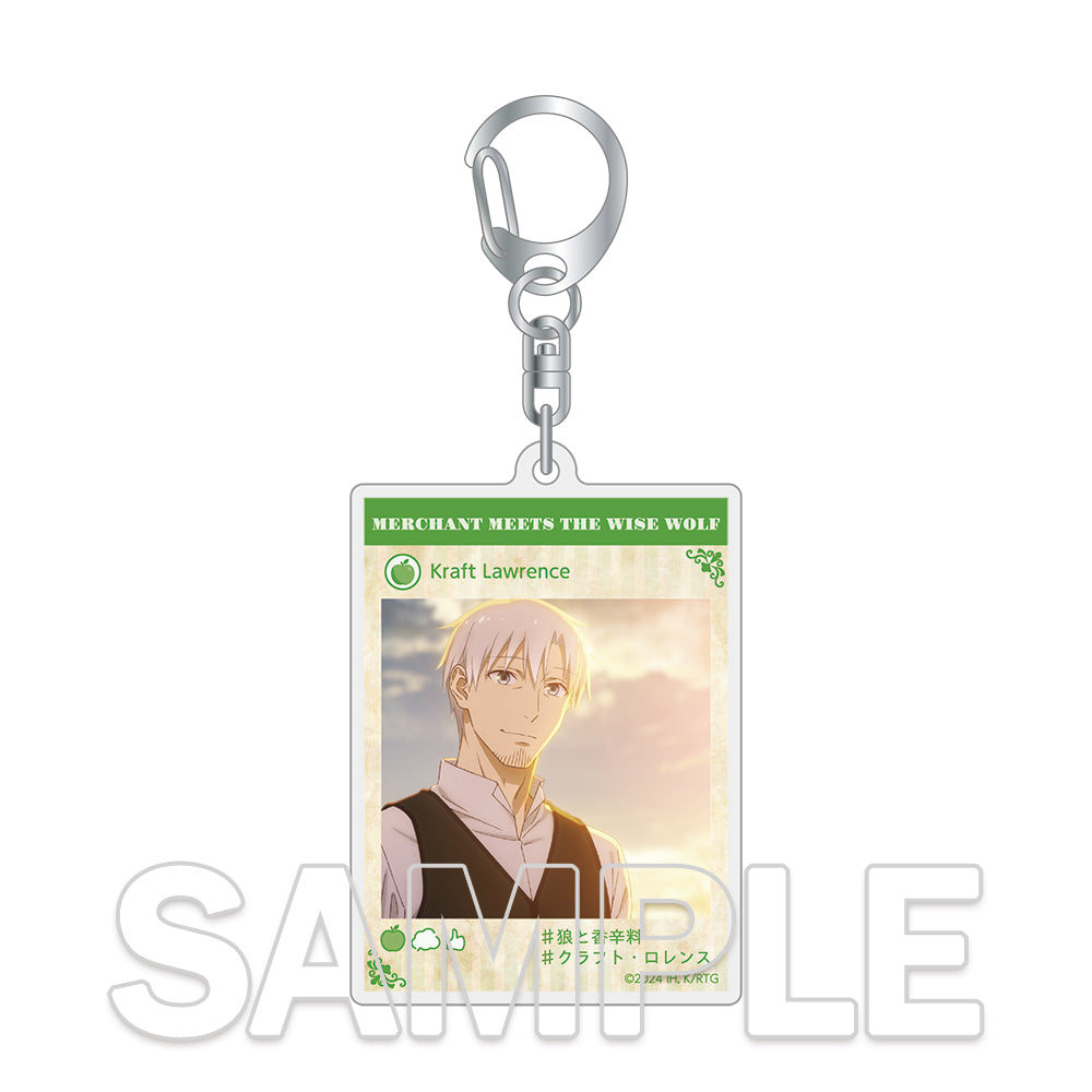 "Spice and Wolf: merchant meets the wise wolf" SNS Style Acrylic Key Chain Lawrence