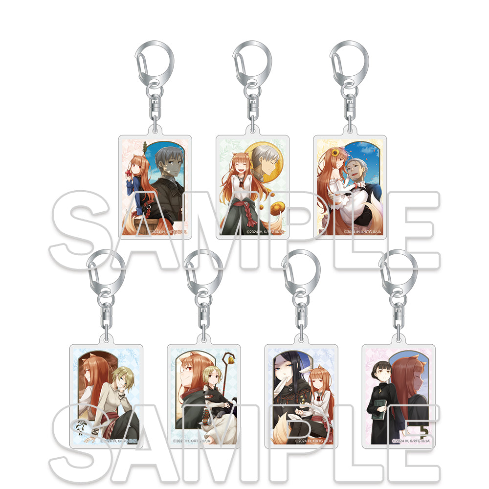 "Spice and Wolf" Trading Acrylic Key Chain Ver. Dengeki Bunko Renewal Cover