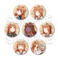 "Spice and Wolf" Trading Can Badge Ver. Dengeki Bunko Renewal Cover