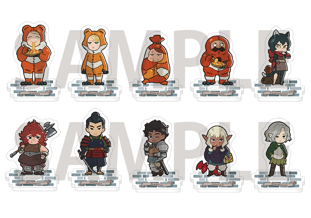 "Delicious in Dungeon" Acrylic Mascot Collection Part 2